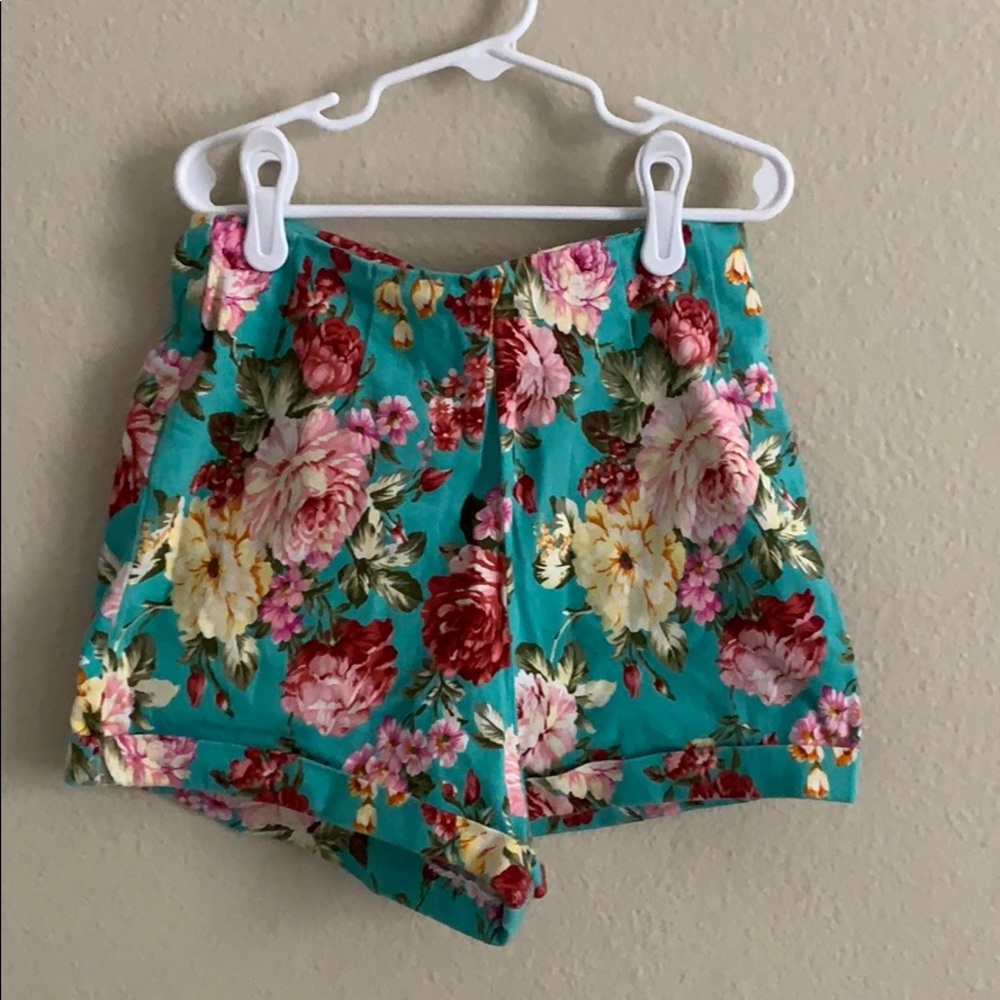 Floral Print Shorts